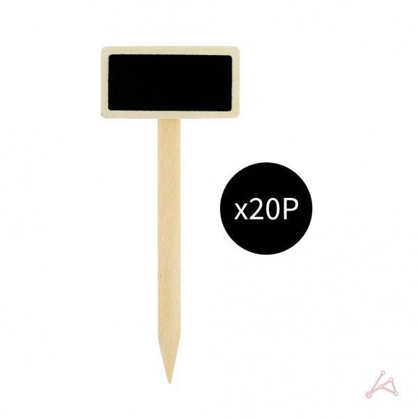 칠판형 원목 이름표 20p