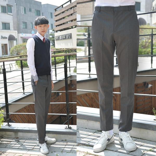 교복몰 [빅사이즈] 스판 그레이 교복바지(남자)