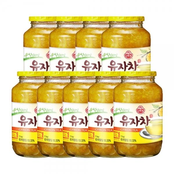 유자차 1KG 9개