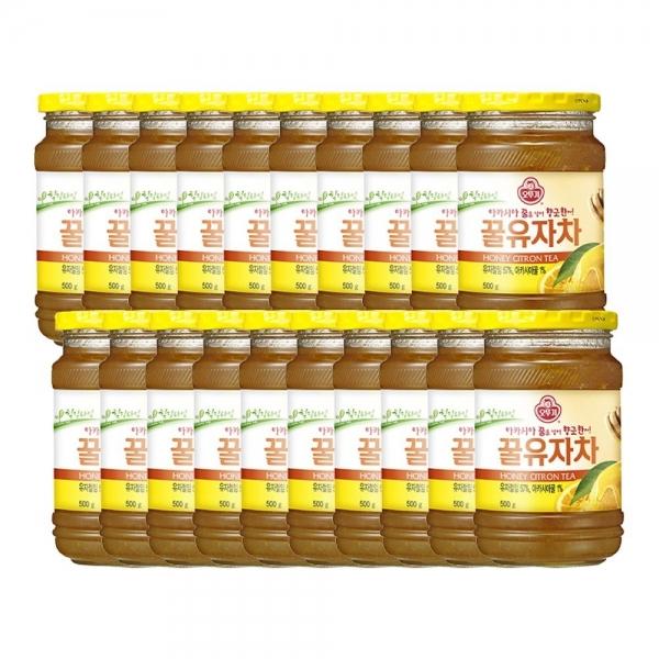 꿀유자차 500G 20개