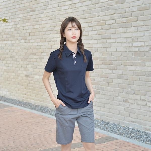 교복몰 [빅사이즈] 스판 연그레이 교복 반바지(여자)