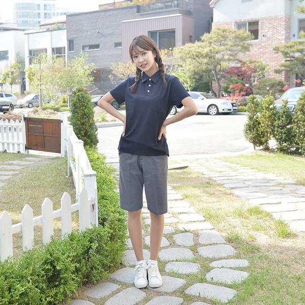 교복몰 [빅사이즈] 스판 진그레이 교복 반바지(여자)