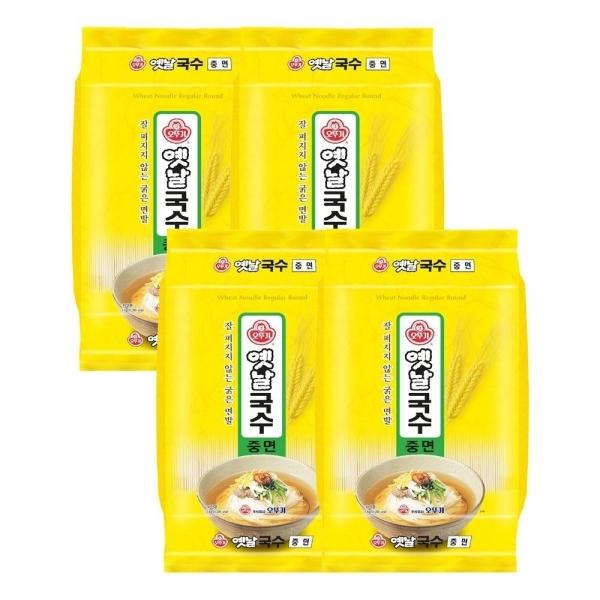 옛날 국수 중면 3kg 4개