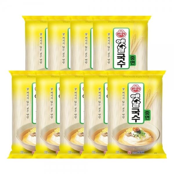 옛날 국수 중면 1.5kg 9개