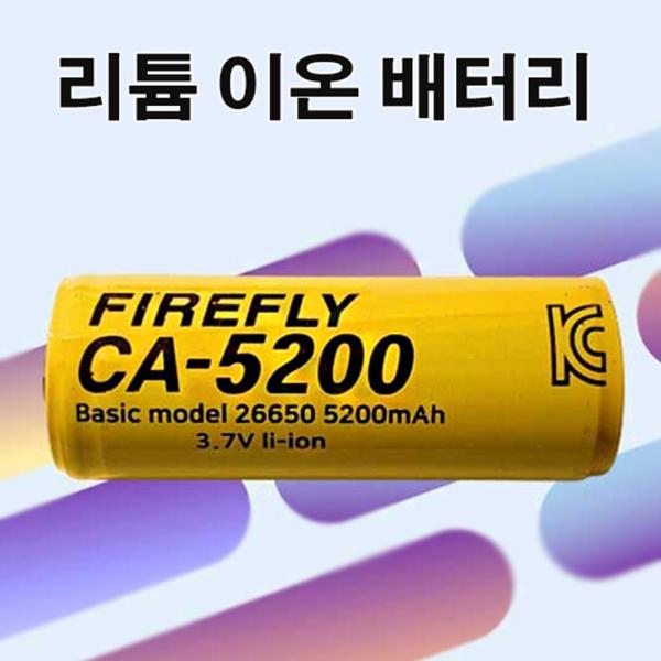 파이어플라이 1000회 충전 가능 리튬 배터리 충전지