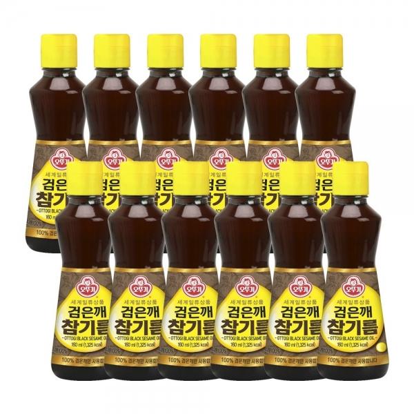 검은깨 참기름 160ml 12개