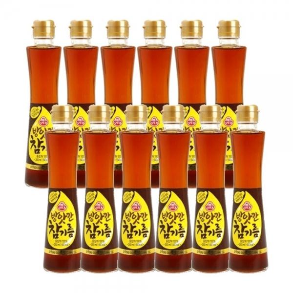 방앗간 참기름 200ml 12개