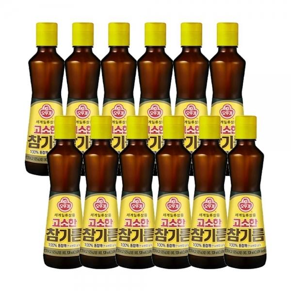 고소한참기름(병) 320ML 12개