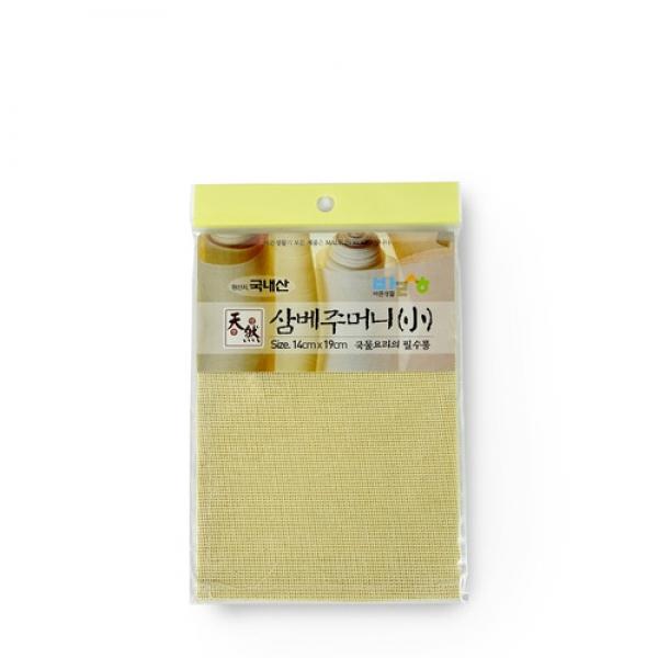 바른생활 삼베주머니 (소) 요리용 보자기 찜시트 찜기깔개 면보