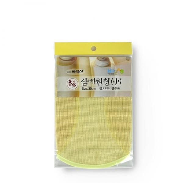 바른생활 삼베원형 (소) 요리용 보자기 찜시트 찜기깔개 면보