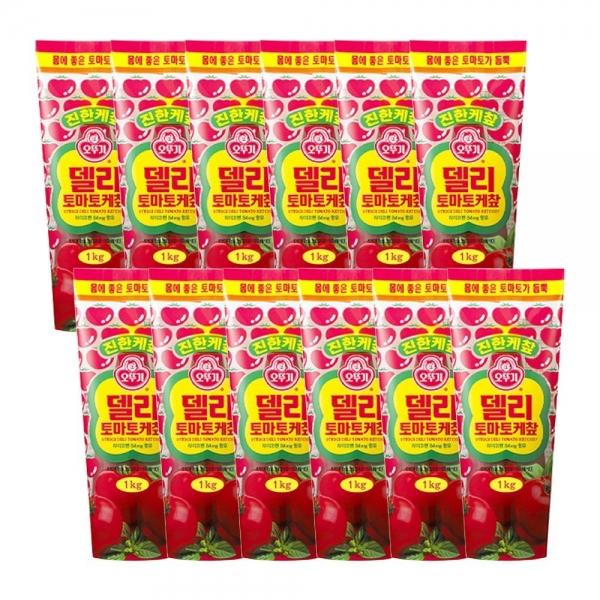 델리 토마토 케찹 1KG 12개