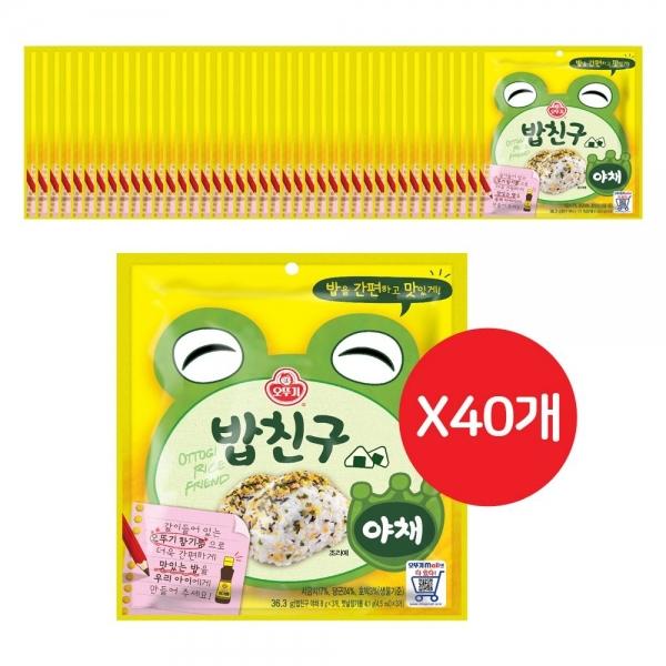 밥친구 야채 36.3G 40개