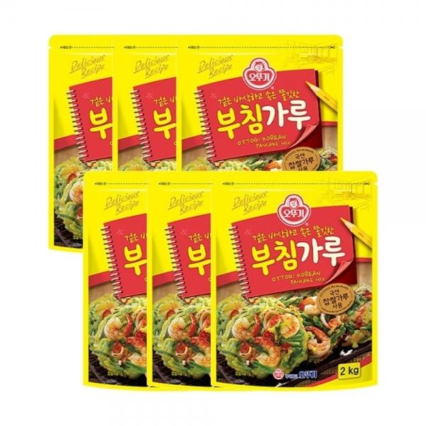 부침가루 2KG 6개