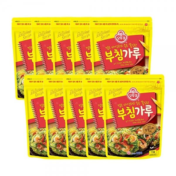 부침가루 1KG 10개