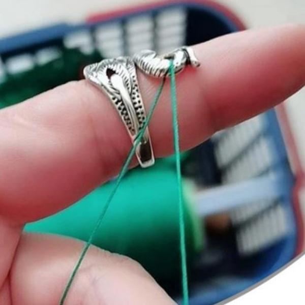 뜨개질용품 DIY 보조 반지 코바늘