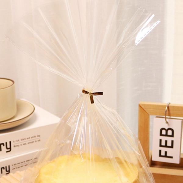 완성리본 포장 식빵 12cm1봉지750개 철끈