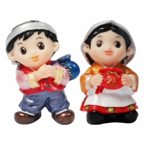 민속인형 복주머니
