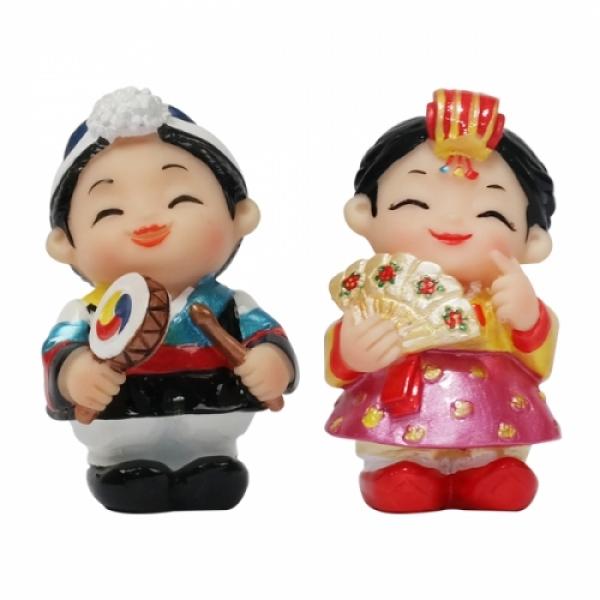 민속인형 부채춤