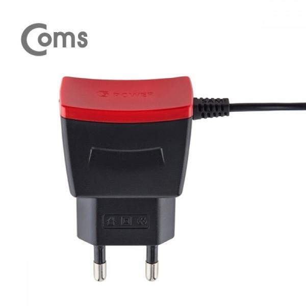 Coms G POWER 가정용 5V 1.2A 충전기 (케이블 일체형) 마이크로 5핀(Micro 5Pin) 1.2M 블랙 SR2069