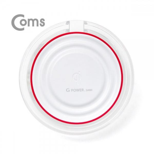 Coms G Power 무선충전패드 Micro 5핀 1M (5V-1.8A) 화이트 (아답터 X) SR2066