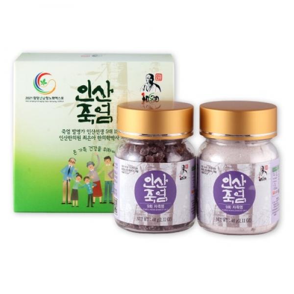 9회 인산자죽염 60g x 2개 세트