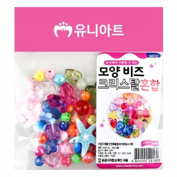 3000 모양비즈 크리스탈혼합