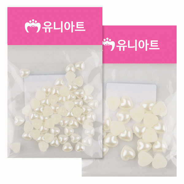 유니 1000 반쪽진주 하트