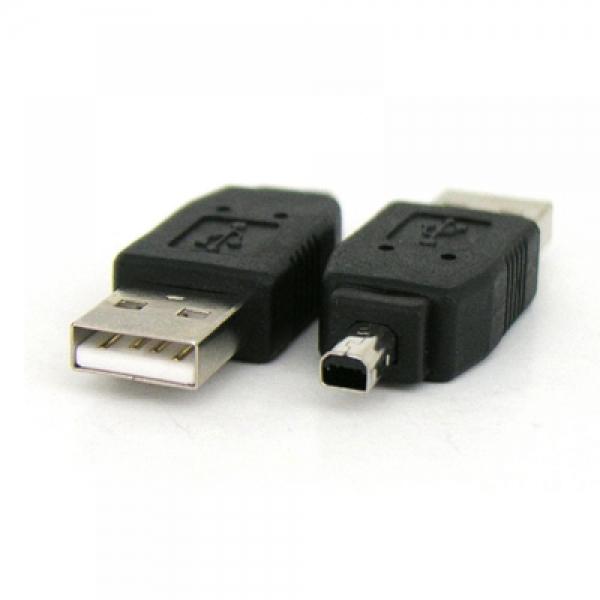 Coms USB 젠더 미니 4핀 USB 2.0 type A(M) USB 미니 4핀(mini 4Pin) (M) U0267