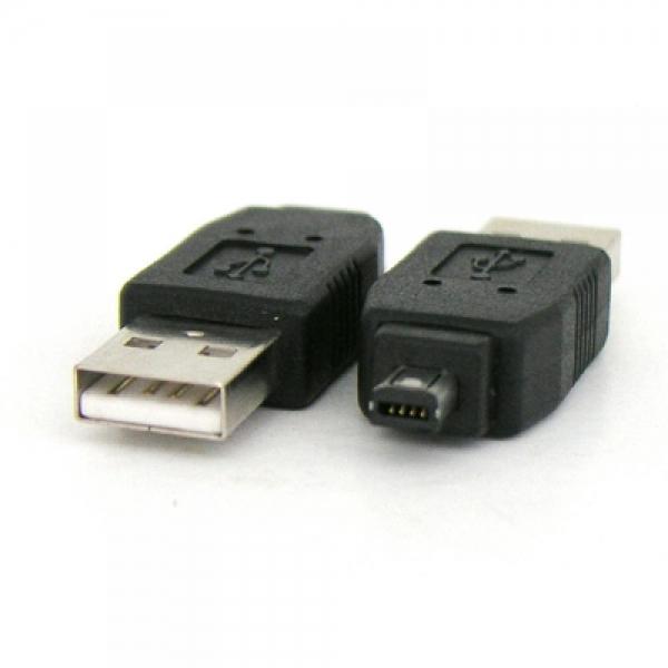 Coms USB 젠더 미니 4핀 F 타입 USB 2.0 type A(M) 미니 4핀(mini 4Pin) F타입 (M) U0266
