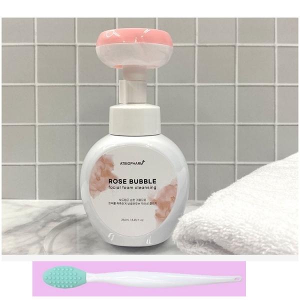 NEW 약산성거품형 로즈버블  폼클렌징 250ml+코세척솔
