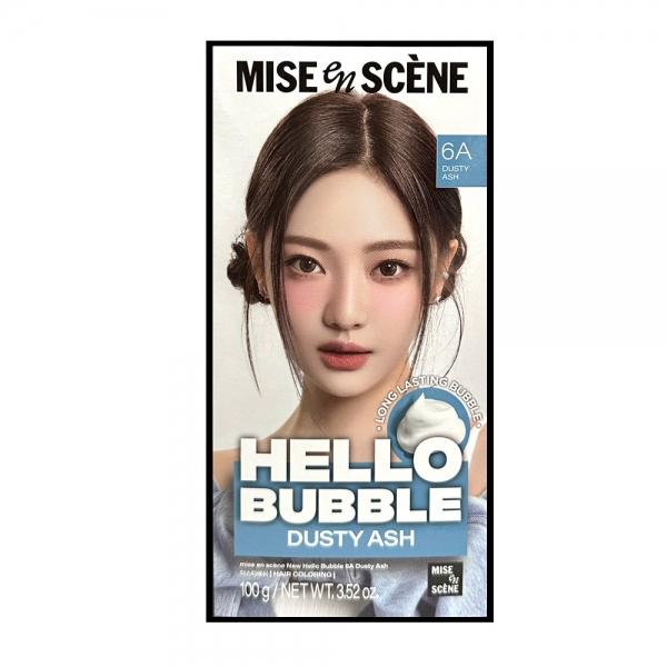 미쟝센 뉴 헬로 버블 거품 염색약 6A 더스티 애쉬