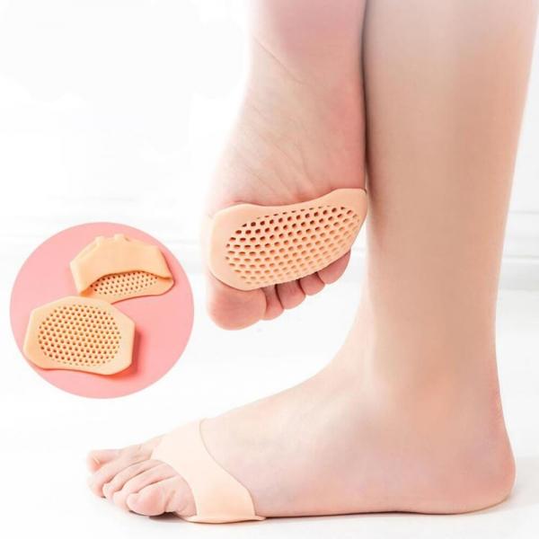 실리콘 앞꿈치 발바닥 패드발바닥 깔창 브라운