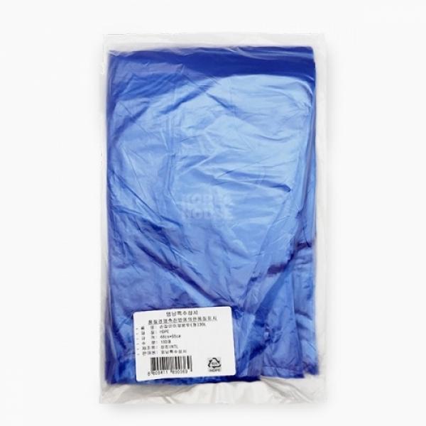 손잡이야채봉투100매 청색 30L