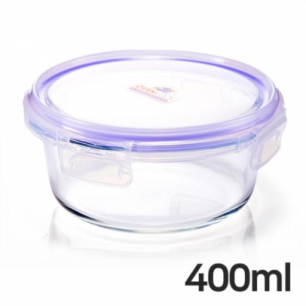 아트)오븐락찬통원형1호400ml