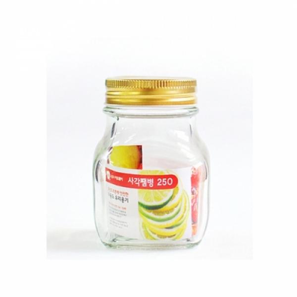 오븐락사각쨈병250ml