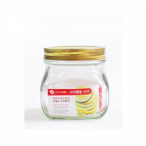 오븐락사각쨈병500ml