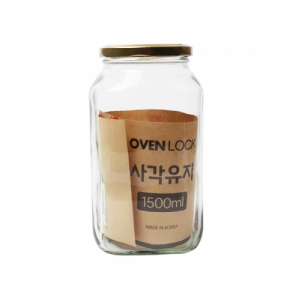 오븐락사각유자병1500ml