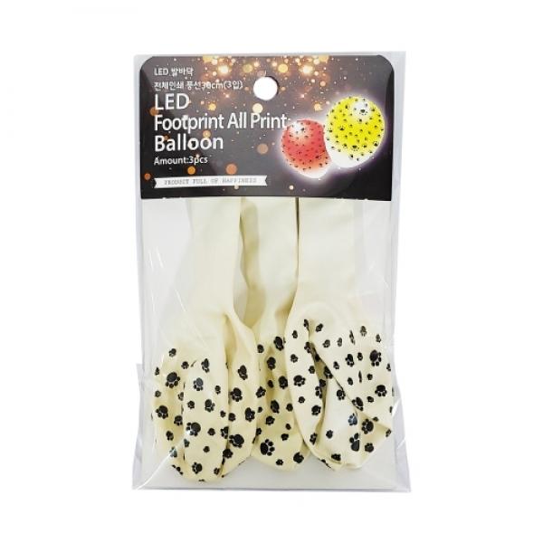 3500 LED전체인쇄풍선 발바닥