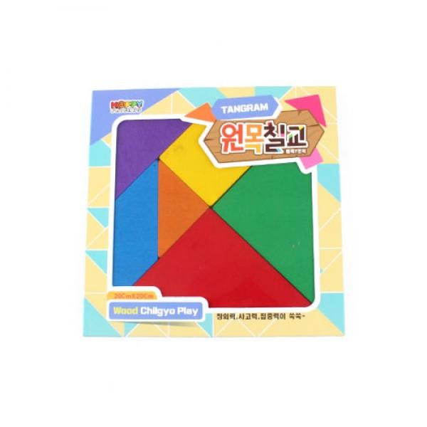 434C] 6000 해피 원목 칠교(대) (6개세트)