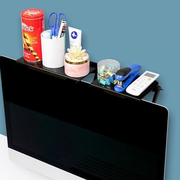 모니터상단선반 거치대 받침대 악세사리 듀얼