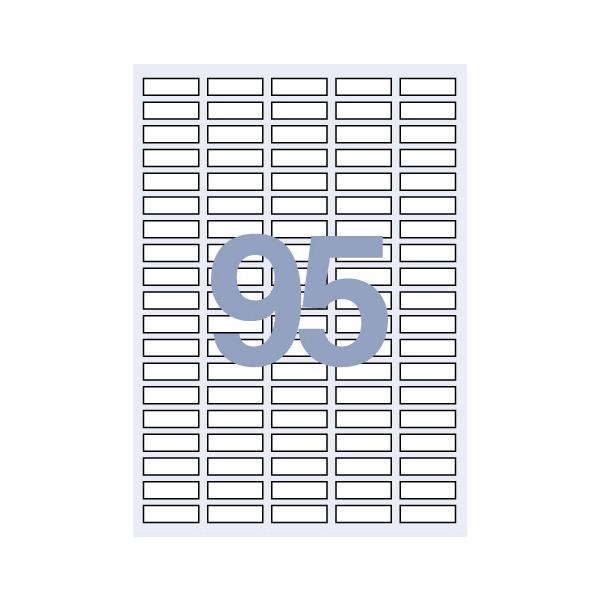 세모네모 라벨지 100매 C 3038 (95칸)