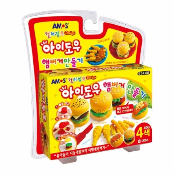 9000아이도우햄버거만들기컬러점토