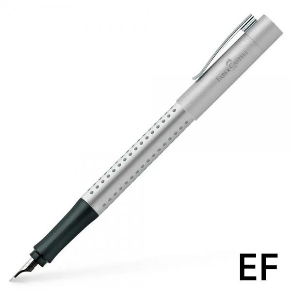 파버카스텔 만년필 그립2011 실버 EF (140992) (각인선택)