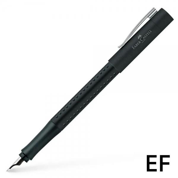 파버카스텔 만년필 그립2011 블랙 EF (140994) (각인선택)