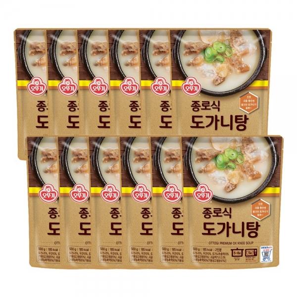 종로식 도가니탕 500G 12개