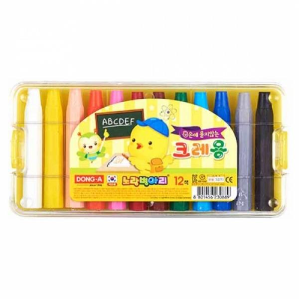 4000 노랑병아리크레용 12색