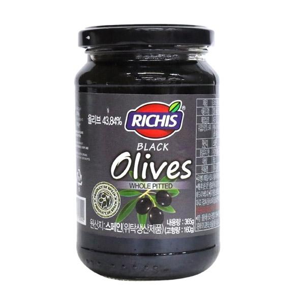 리치스 블랙올리브 홀 365g