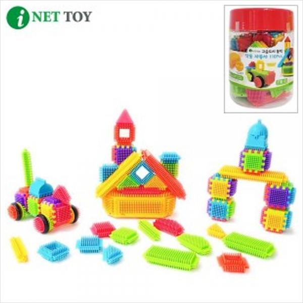 h30 아이넷 고슴도치 작동자동차블럭 110P (BH652)