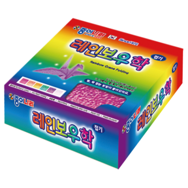 1500레인보우학접기 [6색*42매]
