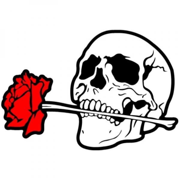 LOVE & DEATH 러브 엔 데스 (낱개 1개)   차량 데칼 반사스티커